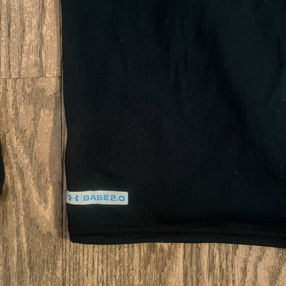 Under Armour UA Base 2.0 Crew Top Mens black M - Picture 3 of 5